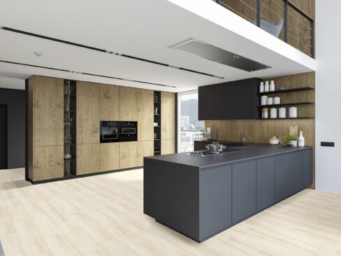 Premium Design Vinyl Parkett für Küchenböden